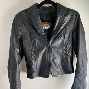 Vintage Western Moto Leather Jacket